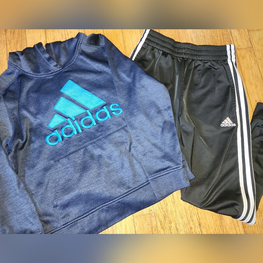 Adidas Kids Black Joggers